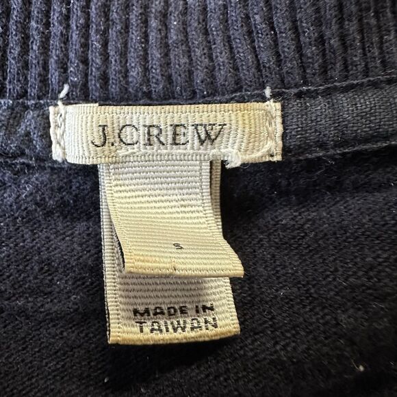 J.Crew Women's Size Small Blue Red Striped Sweater Crew Neck Long Sleeve - Picture 3 of 7
